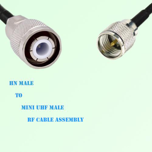 HN Male to Mini UHF Male RF Cable Assembly HN Male to Mini UHF Male RF Cable Assembly