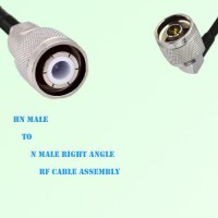 HN Male to N Male Right Angle RF Cable Assembly