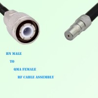 HN Male to QMA Female RF Cable Assembly