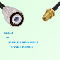 HN Male to RP SMA Bulkhead Female RF Cable Assembly