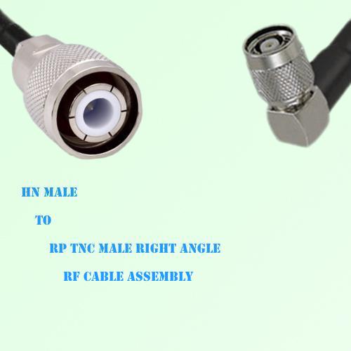 HN Male to RP TNC Male Right Angle RF Cable Assembly HN Male to RP TNC Male Right Angle RF Cable Assembly
