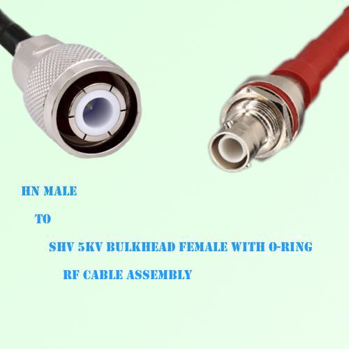 HN Male to SHV 5kV Bulkhead Female with O-Ring RF Cable Assembly