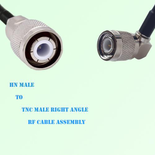 HN Male to TNC Male Right Angle RF Cable Assembly HN Male to TNC Male Right Angle RF Cable Assembly