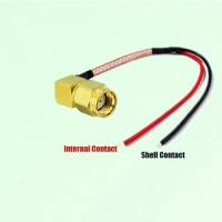 RP SMA Male Right Angle to Tinned Wires RF Cable Assembly