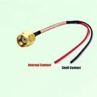 RP SMA Male to Tinned Wires RF Cable Assembly