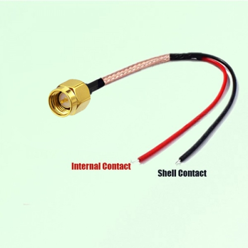 SMA Male to Tinned Wires RF Cable Assembly