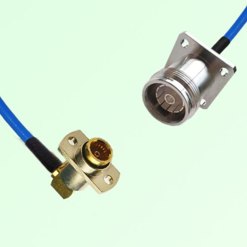 Semi-Flexible Jumper 4.3/10 Female 4 Hole to BMA Female Right Angle 2 Hole Semi-Flexible Jumper 4.3/10 Female 4 Hole to BMA Female Right Angle 2 Hole