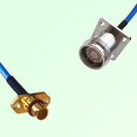 Semi-Flexible Jumper 4.3/10 Female 4 Hole to BMA Male 2 Hole Semi-Flexible Jumper 4.3/10 Female 4 Hole to BMA Male 2 Hole