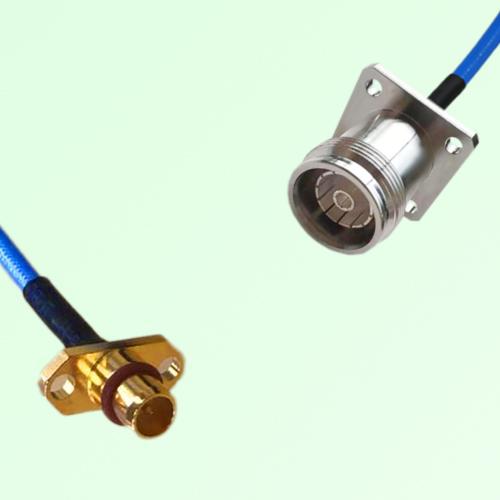 Semi-Flexible Jumper 4.3/10 Female 4 Hole to BMA Male 2 Hole Semi-Flexible Jumper 4.3/10 Female 4 Hole to BMA Male 2 Hole