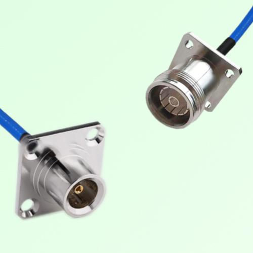 Semi-Flexible Jumper 4.3/10 Female 4 Hole to QN Female 4 Hole 25x25mm Semi-Flexible Jumper 4.3/10 Female 4 Hole to QN Female 4 Hole 25x25mm