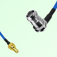 Semi-Flexible Jumper 4.3/10 DIN Bulkhead Female Right Angle to SMB Male Semi-Flexible Jumper 4.3/10 DIN Bulkhead Female Right Angle to SMB Male