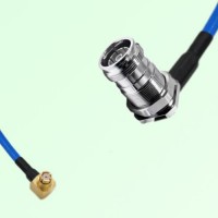 Semi-Flexible 4.3/10 DIN Bulkhead Female Right Angle to SMP Female Right Angle Semi-Flexible 4.3/10 DIN Bulkhead Female Right Angle to SMP Female Right Angle