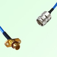 Semi-Flexible Jumper 4.3/10 DIN Female to BMA Male 2 Hole Flange Mount Semi-Flexible Jumper 4.3/10 DIN Female to BMA Male 2 Hole Flange Mount
