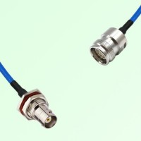 Semi-Flexible Jumper 4.3/10 DIN Female to BNC Bulkhead Female with O-Ring Semi-Flexible Jumper 4.3/10 DIN Female to BNC Bulkhead Female with O-Ring