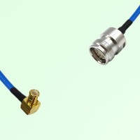 Semi-Flexible Jumper 4.3/10 DIN Female to MCX Male Right Angle Semi-Flexible Jumper 4.3/10 DIN Female to MCX Male Right Angle