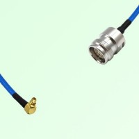 Semi-Flexible Jumper 4.3/10 DIN Female to MMCX Male Right Angle Semi-Flexible Jumper 4.3/10 DIN Female to MMCX Male Right Angle