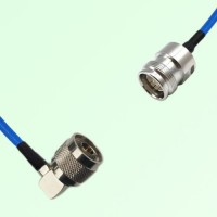 Semi-Flexible Jumper 4.3/10 DIN Female to N Male Right Angle Semi-Flexible Jumper 4.3/10 DIN Female to N Male Right Angle