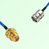 Semi-Flexible Jumper 4.3/10 DIN Female to SMA Bulkhead Female Semi-Flexible Jumper 4.3/10 DIN Female to SMA Bulkhead Female
