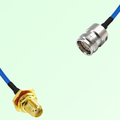 Semi-Flexible Jumper 4.3/10 DIN Female to SMA Bulkhead Female with O-Ring Semi-Flexible Jumper 4.3/10 DIN Female to SMA Bulkhead Female with O-Ring