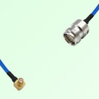 Semi-Flexible Jumper 4.3/10 DIN Female to SMP Female Right Angle Semi-Flexible Jumper 4.3/10 DIN Female to SMP Female Right Angle