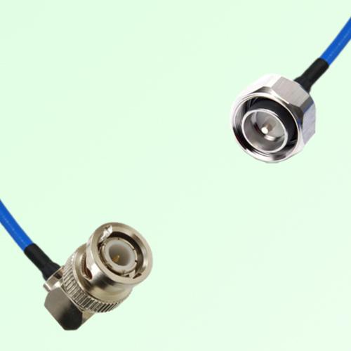Semi-Flexible Jumper 4.3/10 DIN Male to BNC Male Right Angle Semi-Flexible Jumper 4.3/10 DIN Male to BNC Male Right Angle