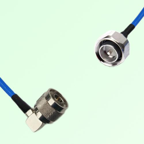 Semi-Flexible Jumper 4.3/10 DIN Male to N Male Right Angle Semi-Flexible Jumper 4.3/10 DIN Male to N Male Right Angle