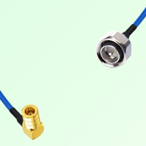 Semi-Flexible Jumper 4.3/10 DIN Male to SMB Female Right Angle Semi-Flexible Jumper 4.3/10 DIN Male to SMB Female Right Angle