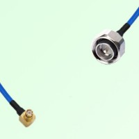 Semi-Flexible Jumper 4.3/10 DIN Male to SMP Female Right Angle Semi-Flexible Jumper 4.3/10 DIN Male to SMP Female Right Angle