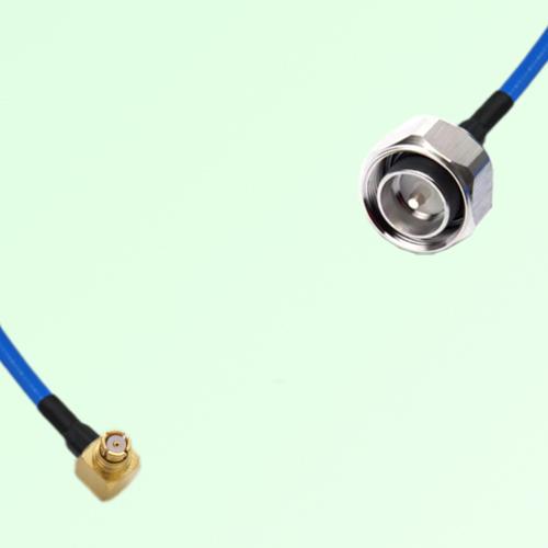 Semi-Flexible Jumper 4.3/10 DIN Male to SMP Female Right Angle Semi-Flexible Jumper 4.3/10 DIN Male to SMP Female Right Angle