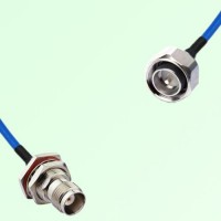 Semi-Flexible Jumper 4.3/10 DIN Male to TNC Bulkhead Female with O-Ring