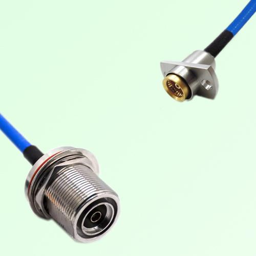 Semi-Flexible Jumper BMA Female 2 Hole to 7/16 DIN Bulkhead Female with O-Ring Semi-Flexible Jumper BMA Female 2 Hole to 7/16 DIN Bulkhead Female with O-Ring