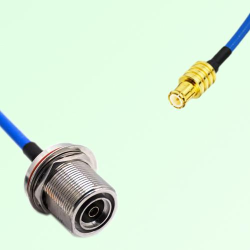 Semi-Flexible Jumper MCX Male to 7/16 DIN Bulkhead Female with O-Ring Semi-Flexible Jumper MCX Male to 7/16 DIN Bulkhead Female with O-Ring
