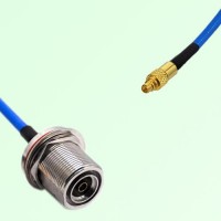 Semi-Flexible Jumper MMCX Male to 7/16 DIN Bulkhead Female with O-Ring Semi-Flexible Jumper MMCX Male to 7/16 DIN Bulkhead Female with O-Ring