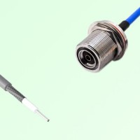Semi-Flexible Jumper Open-end to 7/16 DIN Bulkhead Female with O-Ring Semi-Flexible Jumper Open-end to 7/16 DIN Bulkhead Female with O-Ring