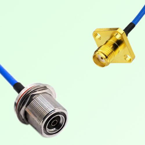 Semi-Flexible SMA Female 4 Hole 12.7mm to 7/16 DIN Bulkhead Female with O-Ring Semi-Flexible SMA Female 4 Hole 12.7mm to 7/16 DIN Bulkhead Female with O-Ring