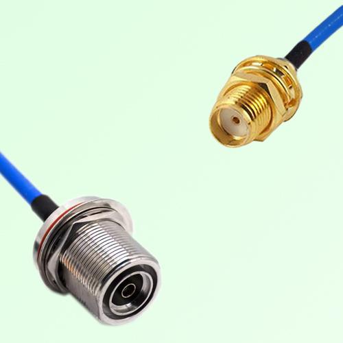Semi-Flexible Jumper SMA Bulkhead Female to 7/16 DIN Bulkhead Female with O-Ring Semi-Flexible Jumper SMA Bulkhead Female to 7/16 DIN Bulkhead Female with O-Ring