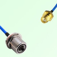 Semi-Flexible Jumper SMA Female to 7/16 DIN Bulkhead Female with O-Ring Semi-Flexible Jumper SMA Female to 7/16 DIN Bulkhead Female with O-Ring
