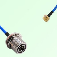 Semi-Flexible SMP Female Right Angle to 7/16 DIN Bulkhead Female with O-Ring Semi-Flexible SMP Female Right Angle to 7/16 DIN Bulkhead Female with O-Ring