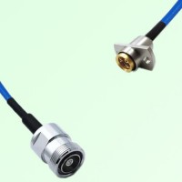 Semi-Flexible Jumper BMA Female 2 Hole Flange Mount to 7/16 DIN Female Semi-Flexible Jumper BMA Female 2 Hole Flange Mount to 7/16 DIN Female