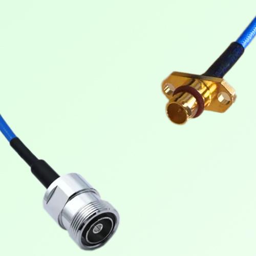 Semi-Flexible Jumper BMA Male 2 Hole Flange Mount to 7/16 DIN Female Semi-Flexible Jumper BMA Male 2 Hole Flange Mount to 7/16 DIN Female