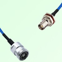 Semi-Flexible Jumper BNC Bulkhead Female with O-Ring to 7/16 DIN Female Semi-Flexible Jumper BNC Bulkhead Female with O-Ring to 7/16 DIN Female
