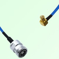 Semi-Flexible Jumper MCX Male Right Angle to 7/16 DIN Female Semi-Flexible Jumper MCX Male Right Angle to 7/16 DIN Female