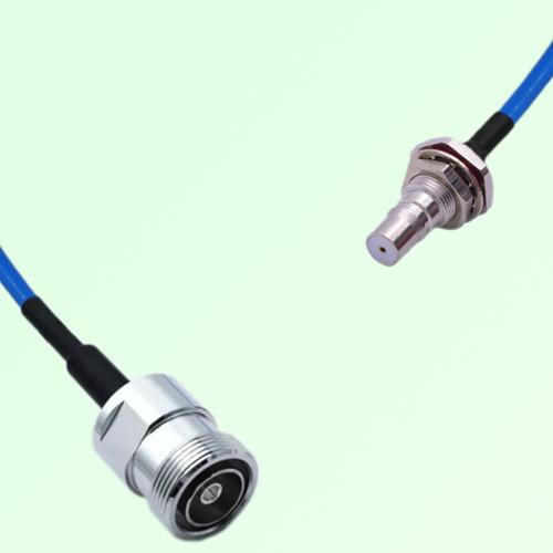 Semi-Flexible Jumper QMA Bulkhead Female with O-Ring to 7/16 DIN Female Semi-Flexible Jumper QMA Bulkhead Female with O-Ring to 7/16 DIN Female