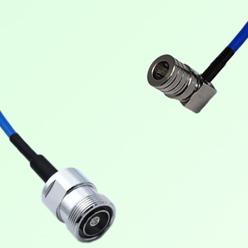 Semi-Flexible Jumper QMA Male Right Angle to 7/16 DIN Female Semi-Flexible Jumper QMA Male Right Angle to 7/16 DIN Female