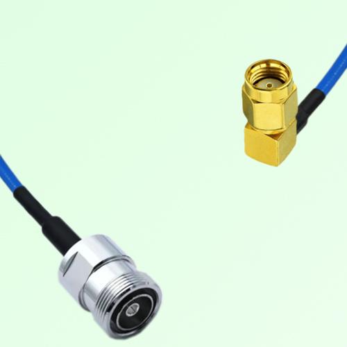 Semi-Flexible Jumper RP SMA Male Right Angle to 7/16 DIN Female Semi-Flexible Jumper RP SMA Male Right Angle to 7/16 DIN Female