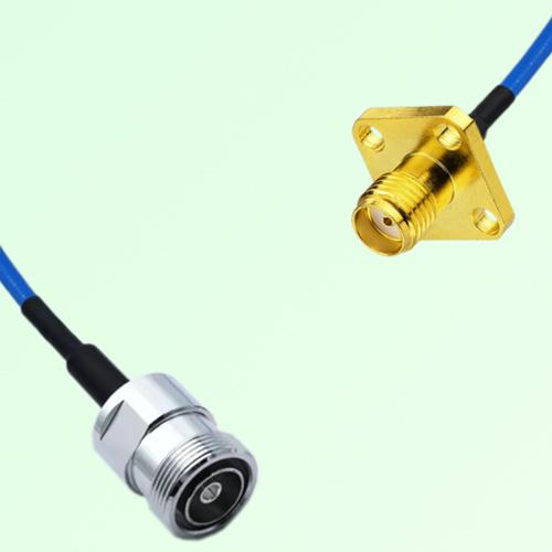 Semi-Flexible Jumper SMA Female 4 Hole 12.7x12.7mm to 7/16 DIN Female Semi-Flexible Jumper SMA Female 4 Hole 12.7x12.7mm to 7/16 DIN Female