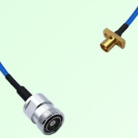 Semi-Flexible Jumper SMP Male 2 Hole Flange Mount to 7/16 DIN Female Semi-Flexible Jumper SMP Male 2 Hole Flange Mount to 7/16 DIN Female