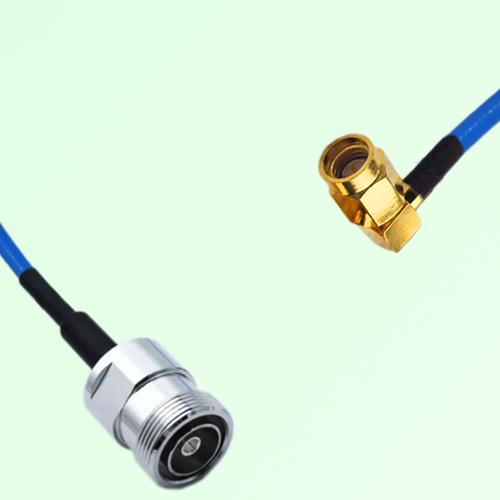 Semi-Flexible Jumper SSMA Male Right Angle to 7/16 DIN Female