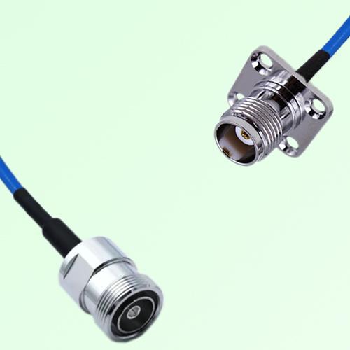 Semi-Flexible Jumper TNC Female 4 Hole 17.5x17.5mm to 7/16 DIN Female Semi-Flexible Jumper TNC Female 4 Hole 17.5x17.5mm to 7/16 DIN Female