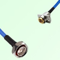 Semi-Flexible Jumper BMA Female 2 Hole Flange Mount to 7/16 DIN Male Semi-Flexible Jumper BMA Female 2 Hole Flange Mount to 7/16 DIN Male